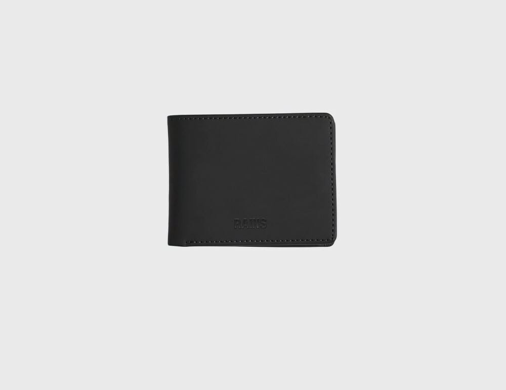 RAINS Folded Wallet - Black